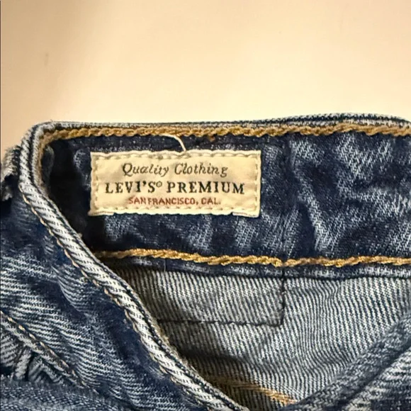 Levi's Low Loose Straight Jeans sz 23 - Picture 6 of 6